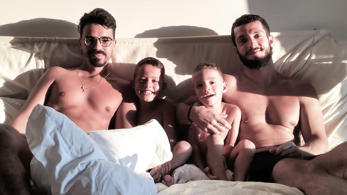 Frederico Dora e sua família (Reprodução/Instagram)
