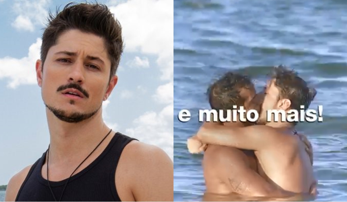 Rafael Vieira protagoniza beijo gay no De Férias Com o Ex Brasil (Reprodução)