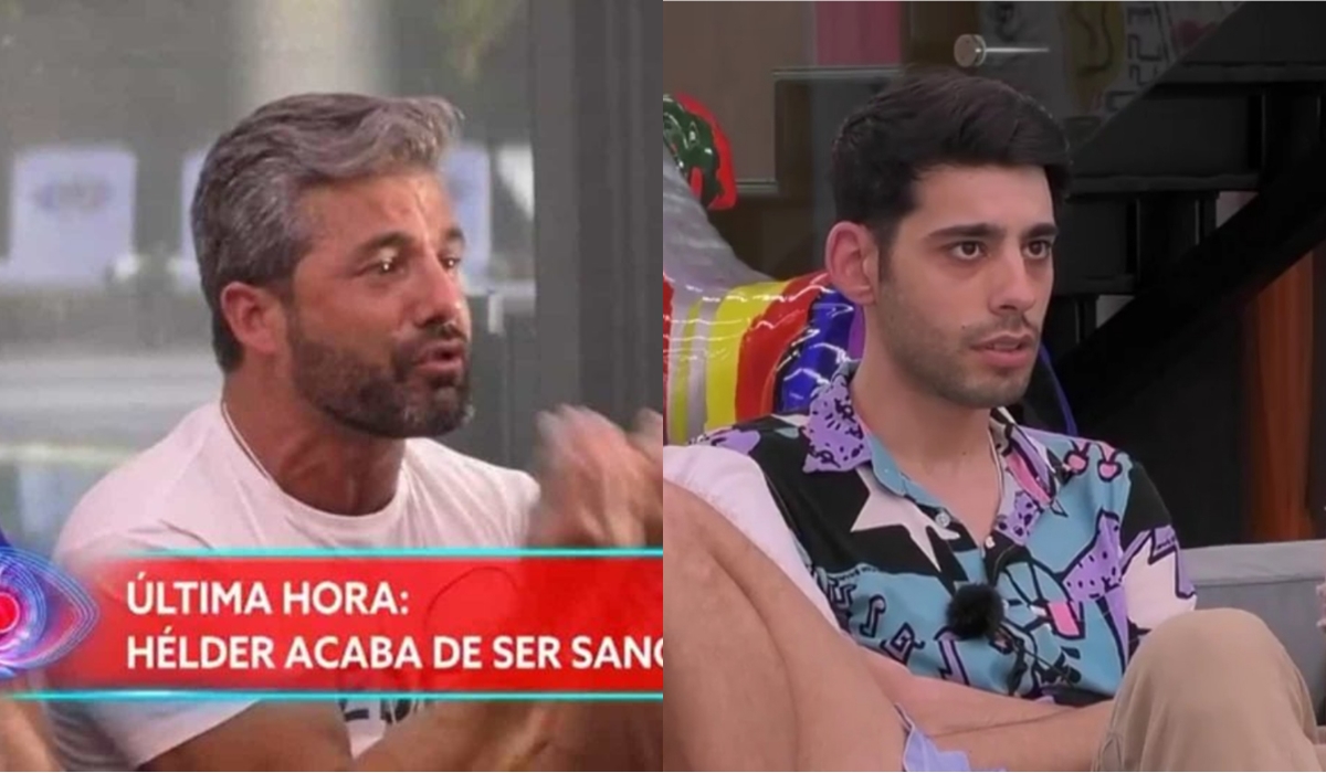 Participantes do Big Brother Portugal Hélder e Edmar (Reprodução)