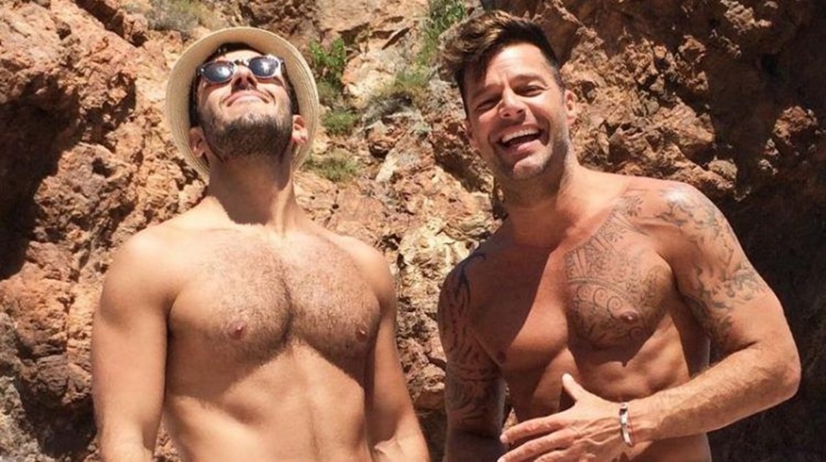 Ricky Martin e o marido, Jwan Yousef (Reprodução/Instagram)