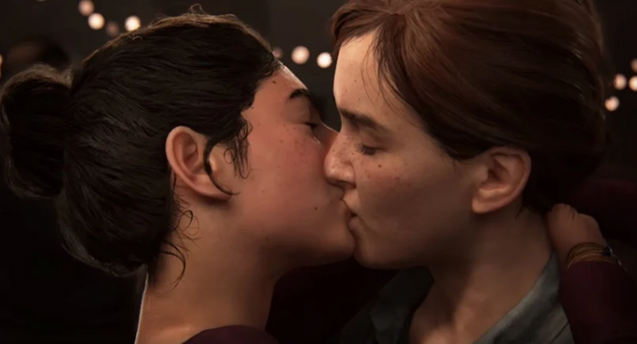 Beijo lésbico em The Last of Us (Reprodução)