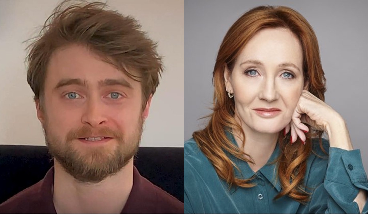 Daniel Radcliffe e J.K. Rowling (Reprodução)