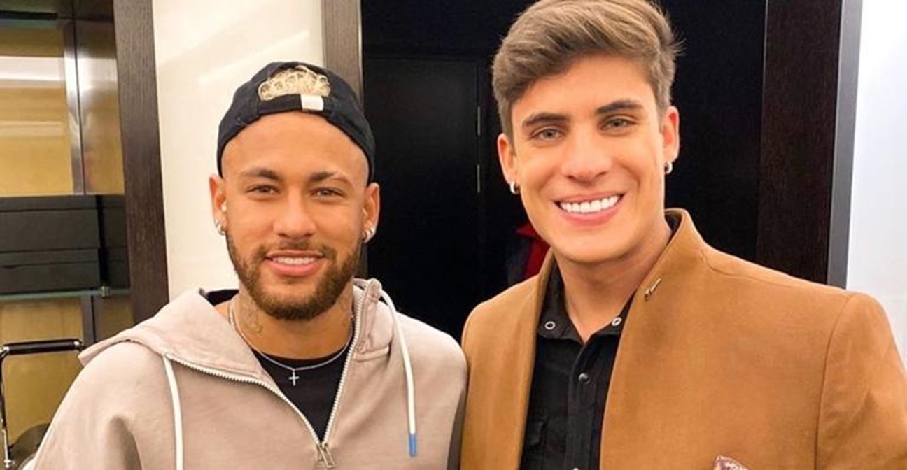 Neymar e Tiago Ramos (Reprodução)