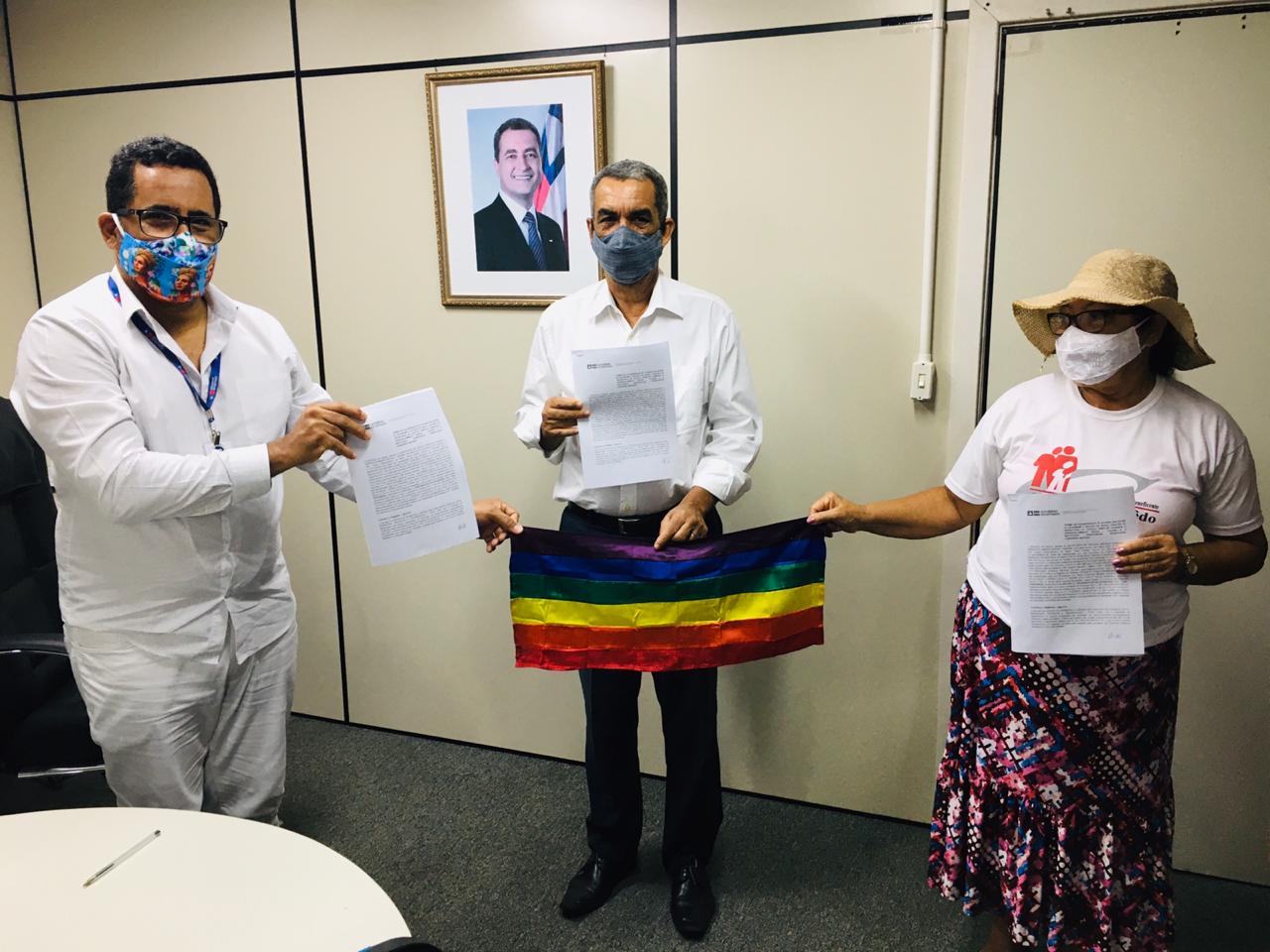 Representantes dos direitos LGBTs na Bahia