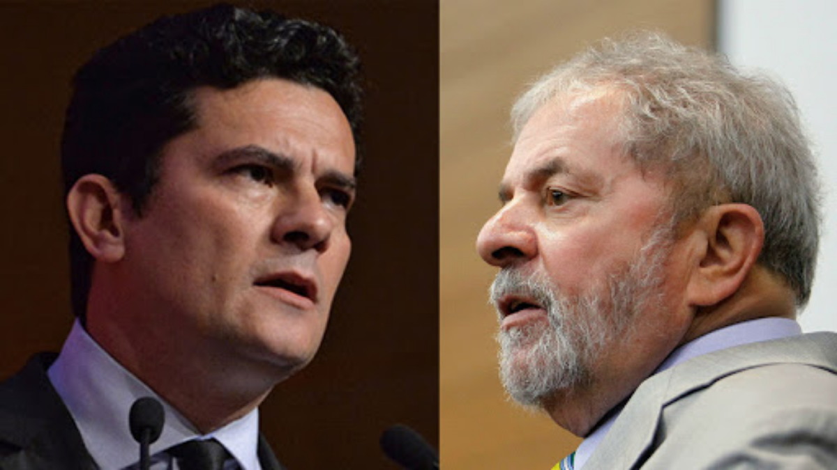 Sérgio Moro e o ex-presidente Lula