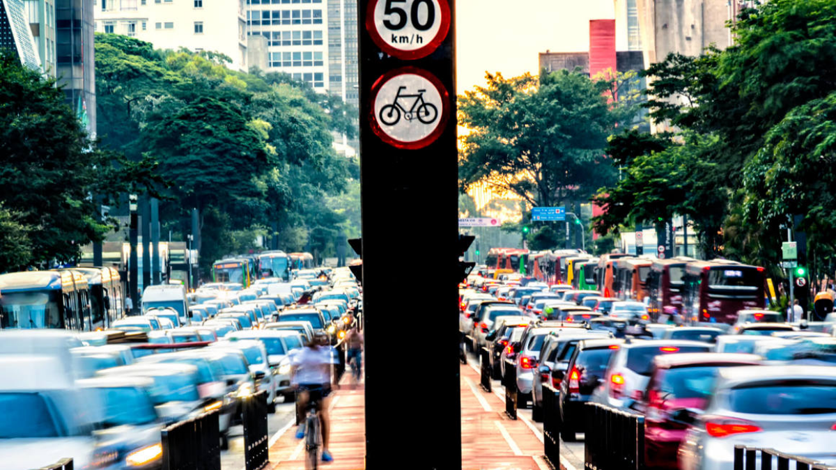 Imagem de Trânsito na Avenida Paulista