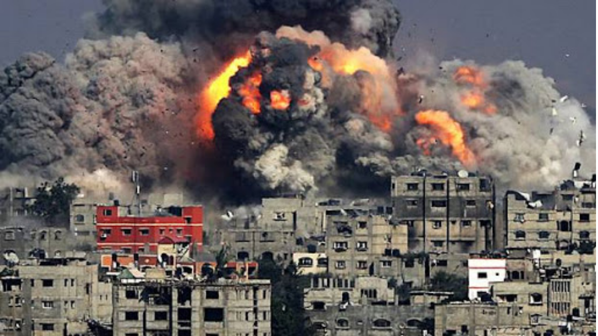 Explosão na faixa de Gaza