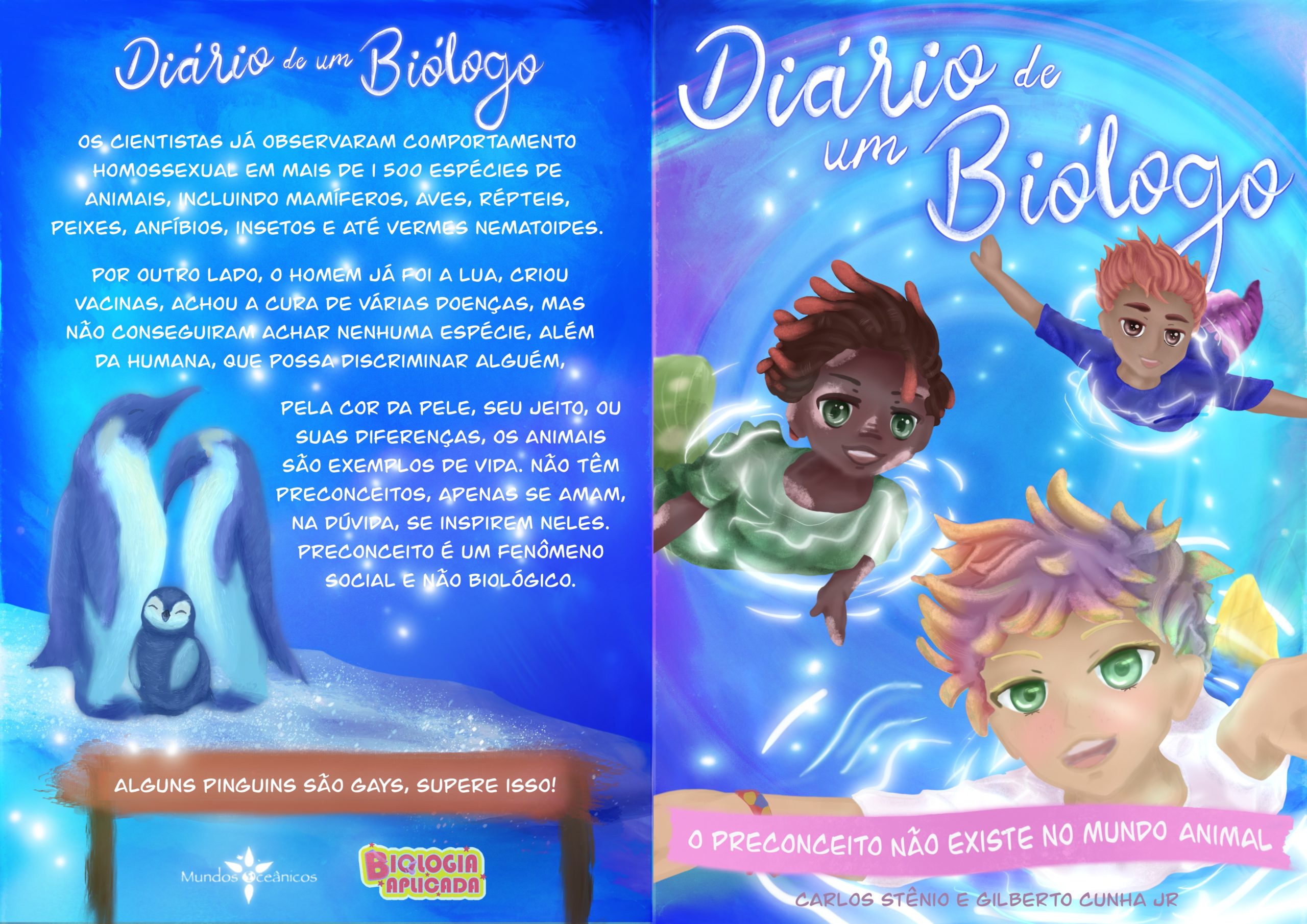 O Diário de um biólogo, é o PRIMEIRO livro de biologia com temática LGBTQIA