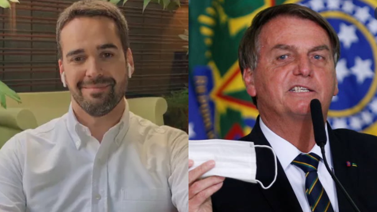 Eduardo Leite e Bolsonaro