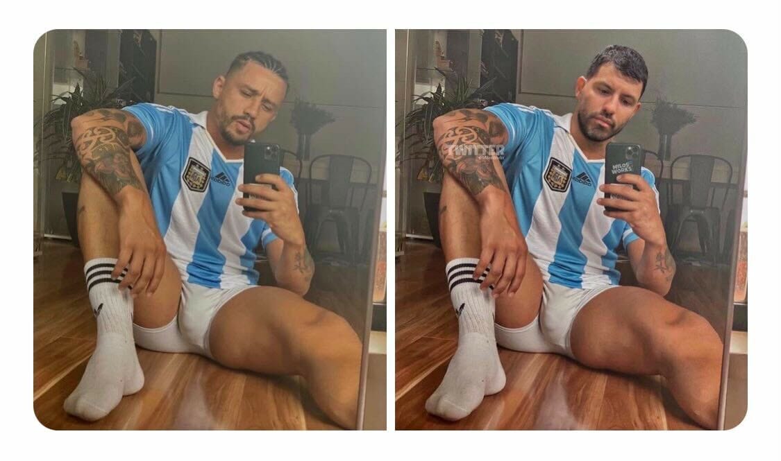 Jogador Aguero cai em fakenews com foto de modelo brasileiro