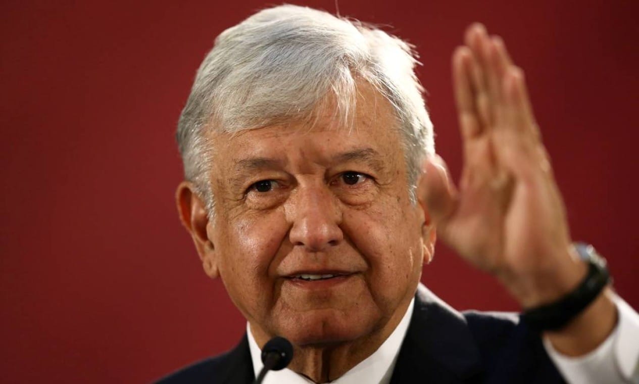 O presidente do México Andrés Manuel Lopéz Obrador