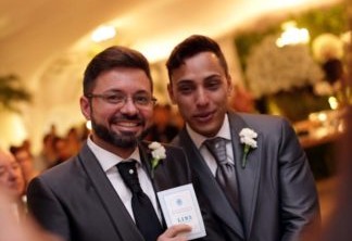 Edgard de Souza, prefeito de Lins, casou-se com o empresário Alexsandro Luciano Trindade