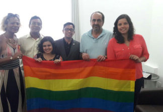 Kalil durante reunião nessa na sede prefeitura de BH, com representante da população LGBT