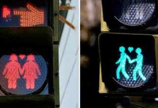 "Semáforos gay" em Cádiz