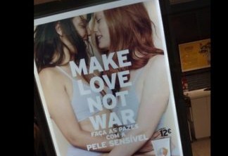 Nova campanha da Body Shop: "Make Love, Not War"