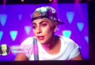 Lady Gaga em sua participação em RuPaul's Drag Race