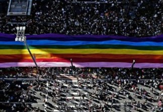 Pol[icia divulga dados de ocorrências durante a Parada LGBT de São Paulo.