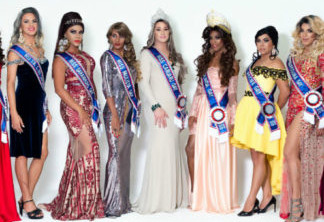 Transformistas finalistas do Miss Pernambuco Gay