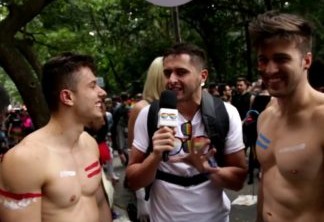 Público da Parada LGBT 2018 em São Paulo responde: "Há espaço para LGBTs no poder?"