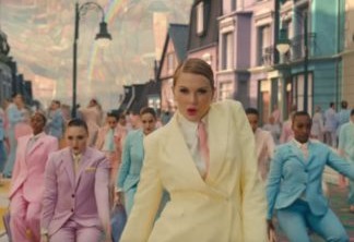 A cantora Taylor Swift no clipe de "ME!"