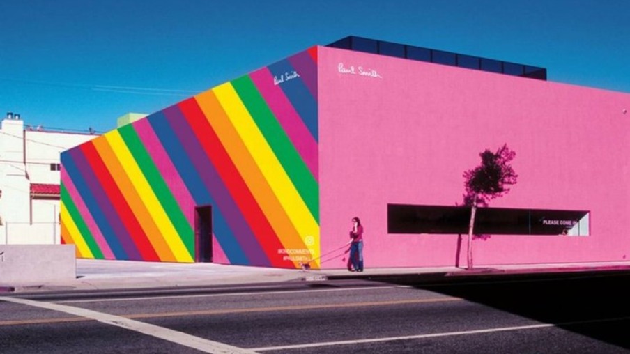 Durante a L.A. Pride, loja da Paul Smith em Los Angeles terá fachada com as cores da bandeira LGBT
