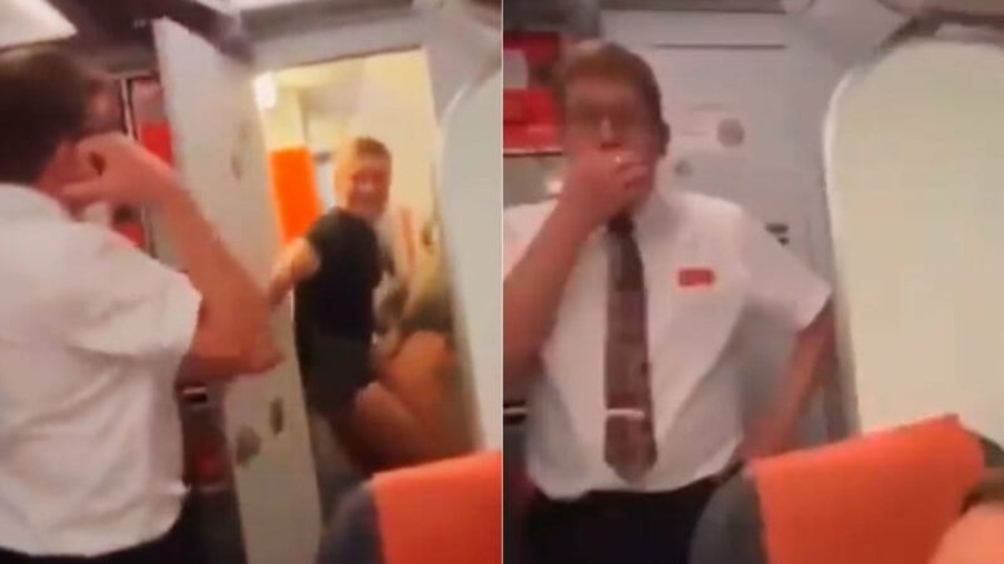 Casal é flagrado fazendo sexo em banheiro de avião
