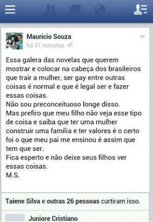 A postagem feito pelo jogador no ano de 2014 (FOTO: Instagram)
