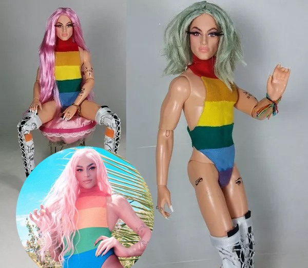 Boneco Ken versão Pabllo Vittar