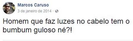 Caruso do BBB 18 já fez declarações homofóbicas nas redes sociais