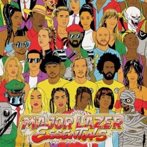 Anitta e Pabllo Vittar na capa do álbum "Essentials", do Major Lazer