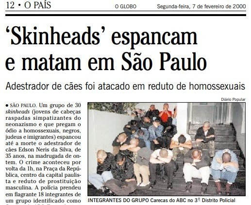 Assassinato de Edson Néris da Silva (Divulgação)