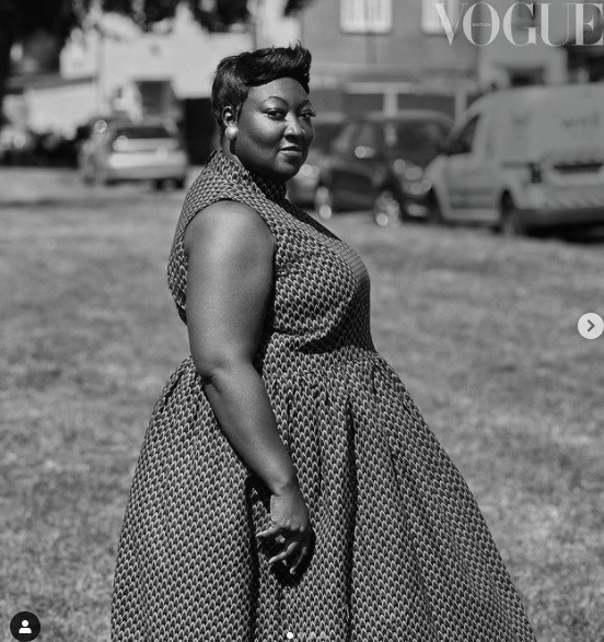 Imagem da Ativista Lady Phyll para a revista Vogue britânica 