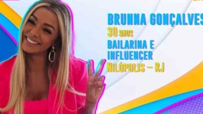 Bruna Gonçalves é participante do BBB 22