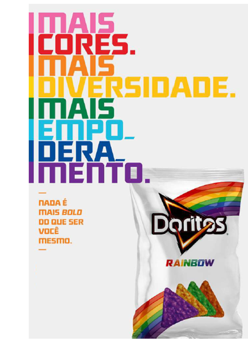 Doritos lança versão "Rainbow" no Brasil para celebrar mês do Orgulho LGBT