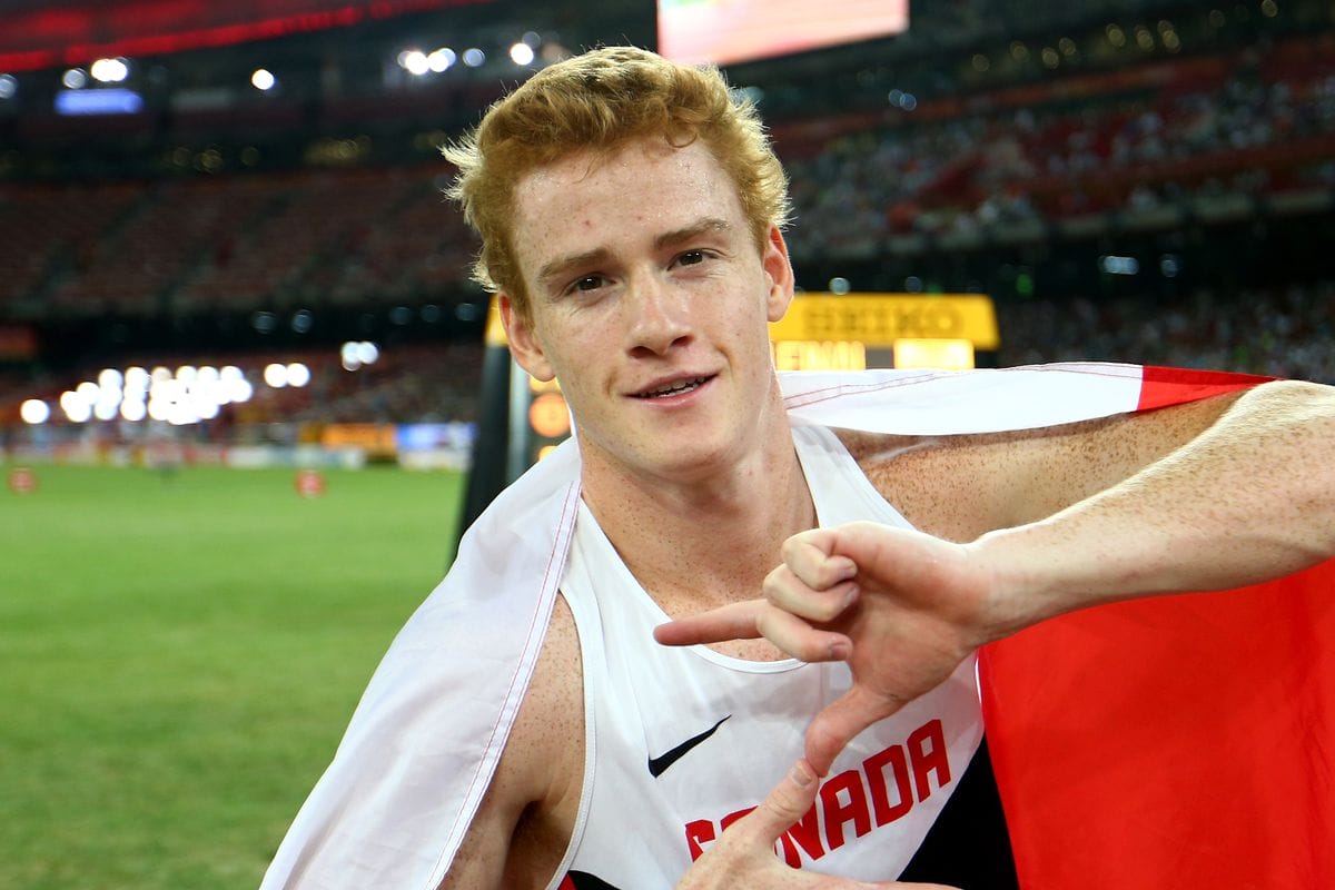 O atleta Shawn Barber
