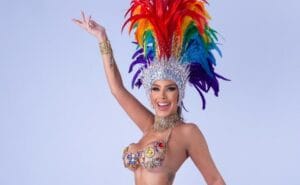Estreando no carnaval paulistano na Barroca Zona Sul, Ivy Moraes ganha posto de musa em camarote LGBTQIA+: 