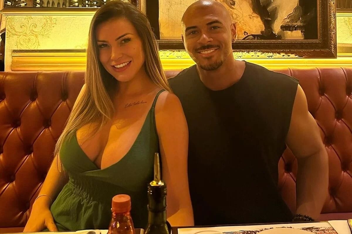 Andressa Urach e o ator pornô Lucas Ferraz